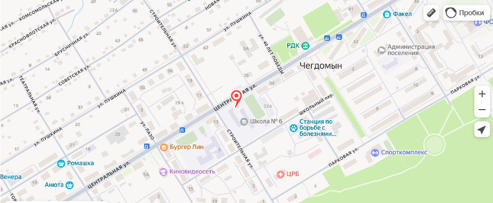 Схема проезда.